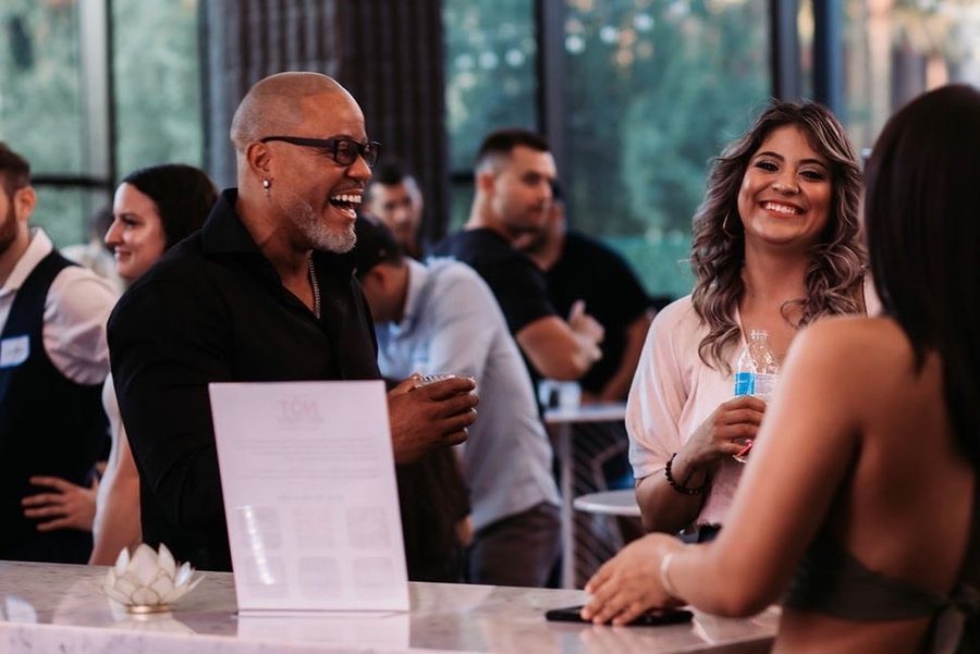 Princeton Clark at an intentional networking event