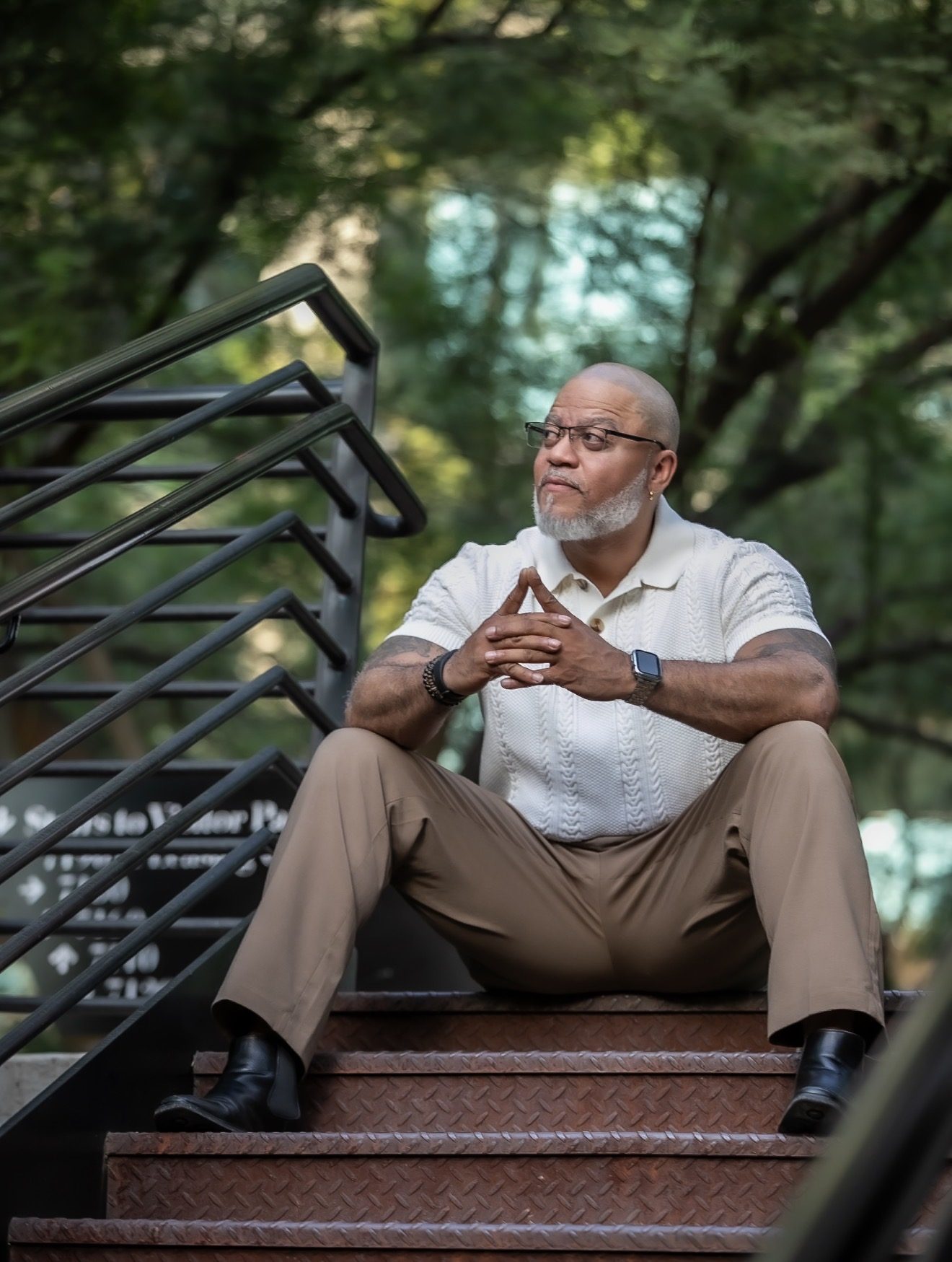 Princeton Clark in a reflective moment